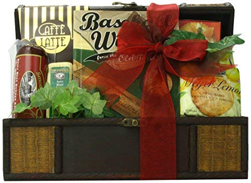 Gift Basket Village - Home Run Baseball Themed Gift Basket: Gourmet Cheese, Crackers, Coffee, and More, Perfect for Sports Fans, Handcrafted in the