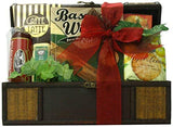 Gift Basket Village - Home Run Baseball Themed Gift Basket: Gourmet Cheese, Crackers, Coffee, and More, Perfect for Sports Fans, Handcrafted in the