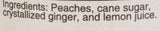 Bonnie's Jams, Peach Ginger Jam, 8.75 Ounce
