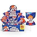 Ricolino Mini Paleta Payaso Chocolate Covered Marshmallow Lollipop (15 Count) -Coated Marshmallows Lollipops - Mexican Suckers, Hispanic Perfect