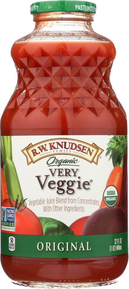 Knudsen Juice, Very Veggie Organic 32 fl.oz (Pack of 6)