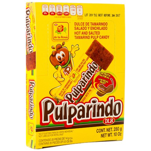 LA Crafts #10 of 34 Different Mexican Candy to Choose From for Parties, Pinatas, Halloween, and Other Events (Pulparindo Original - 40 pcs)
