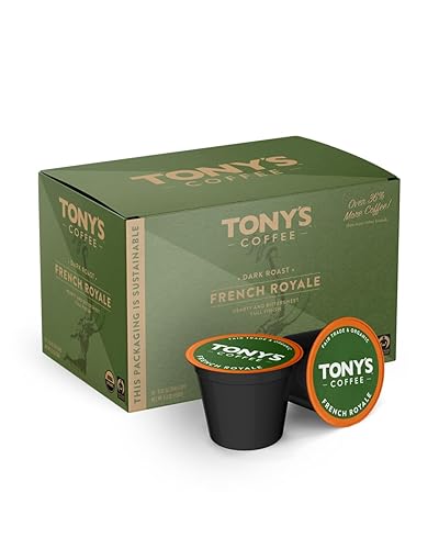 French Royale Dark Roast Coffee Single Serve Pods, 10 ct
