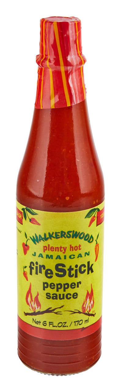 Walkerswood, Plenty Hot Jamaican Fire Stick Pepper Sauce, 6 Fl Oz