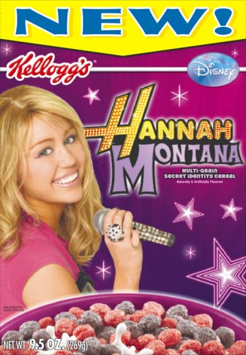 Kellogg's Hannah Montana Cereal, 9.5-Ounce Boxes (Pack of 6)