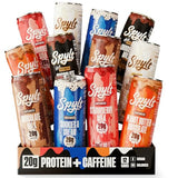 Spylt High Protein Milk - 6 Flavor Variety Pack with 60mg Caffeine & 20g Protein - 90 Calories, Ready to Drink, Sugar Free, Lactose Free Milk, Perfect