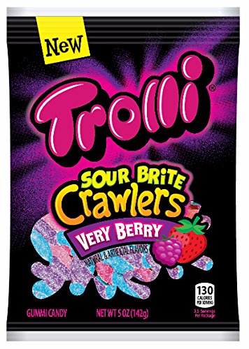 Trolli Sour Brite Crawlers Very Berry Gummi Candy 5 oz.