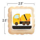 Construction Cookies individually Wrapped | Bulk Party Favors Birthday Party | Bulldozer Excavator Digging Vehicles | Birthday Baby Shower