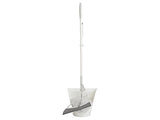 Broombi and Dustpan Set - All-Surface Silicone Broom & Squeegee for Indoor Cleaning - Sweeps Glass, Dust, Removes Pet Hair, Liquids - Smooth Floors