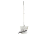 Broombi and Dustpan Set - All-Surface Silicone Broom & Squeegee for Indoor Cleaning - Sweeps Glass, Dust, Removes Pet Hair, Liquids - Smooth Floors