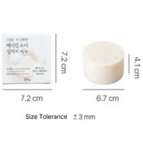 [Made in Korea] Morning Blooming Premium Kitchen Bundle - 2 Pack Natural Corn Mesh Sponges & 1 Baking Soda Dish Soap Bar, Gentle for Skin & Strong