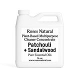 Roses Natural Multipurpose Cleaner Concentrate, 36 oz | Plant-Based, Non-Toxic, Biodegradable | Streak-Free Cleaning for Kitchen, Bathroom, Glass