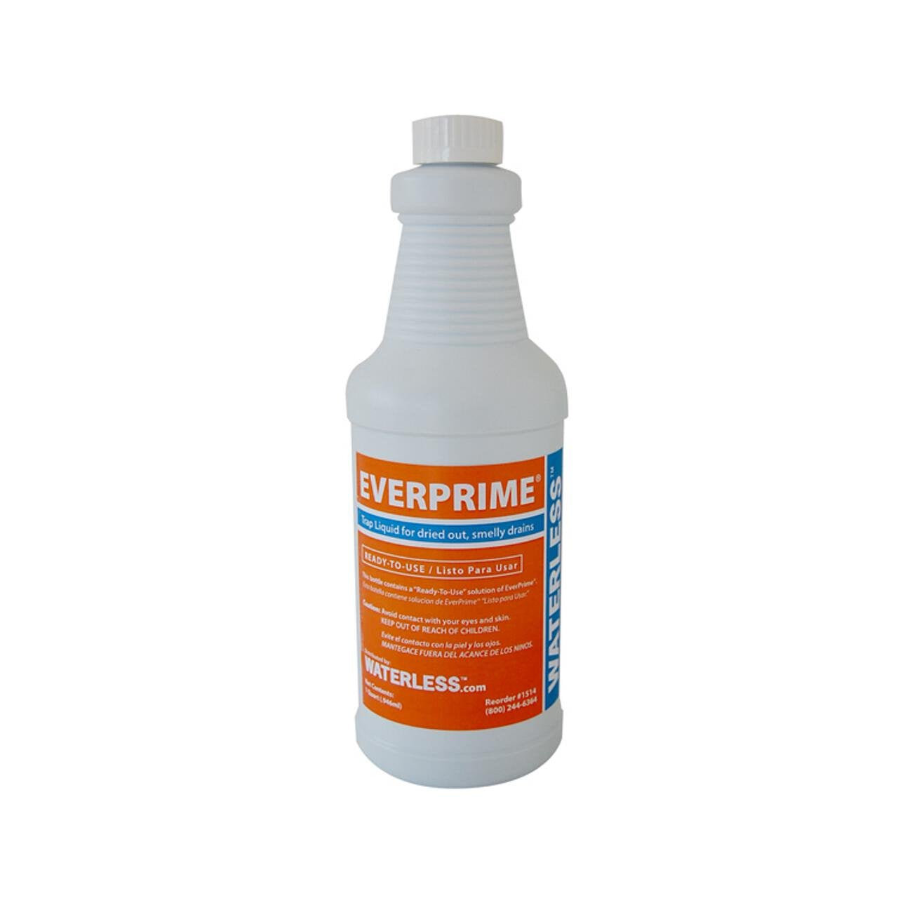 Waterless 1514 1-Quart EverPrime Drain Trap Liquid