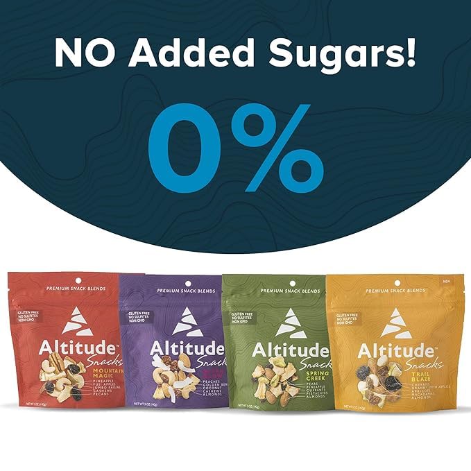 Healthy Snacks Variety 8-Pack for Adults and Kids | No Added Sugars | Premium Dried Fruit and Mixed Nuts | Trail Mix | Vegan Snacks | Snack Pack of 8