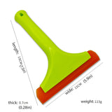 Super Flexible Silicone Squeegee, Water Blade, Water Wiper Shower, for r Car Windshi,ELD, Window, Mirror, Glass Door, Blue and Green