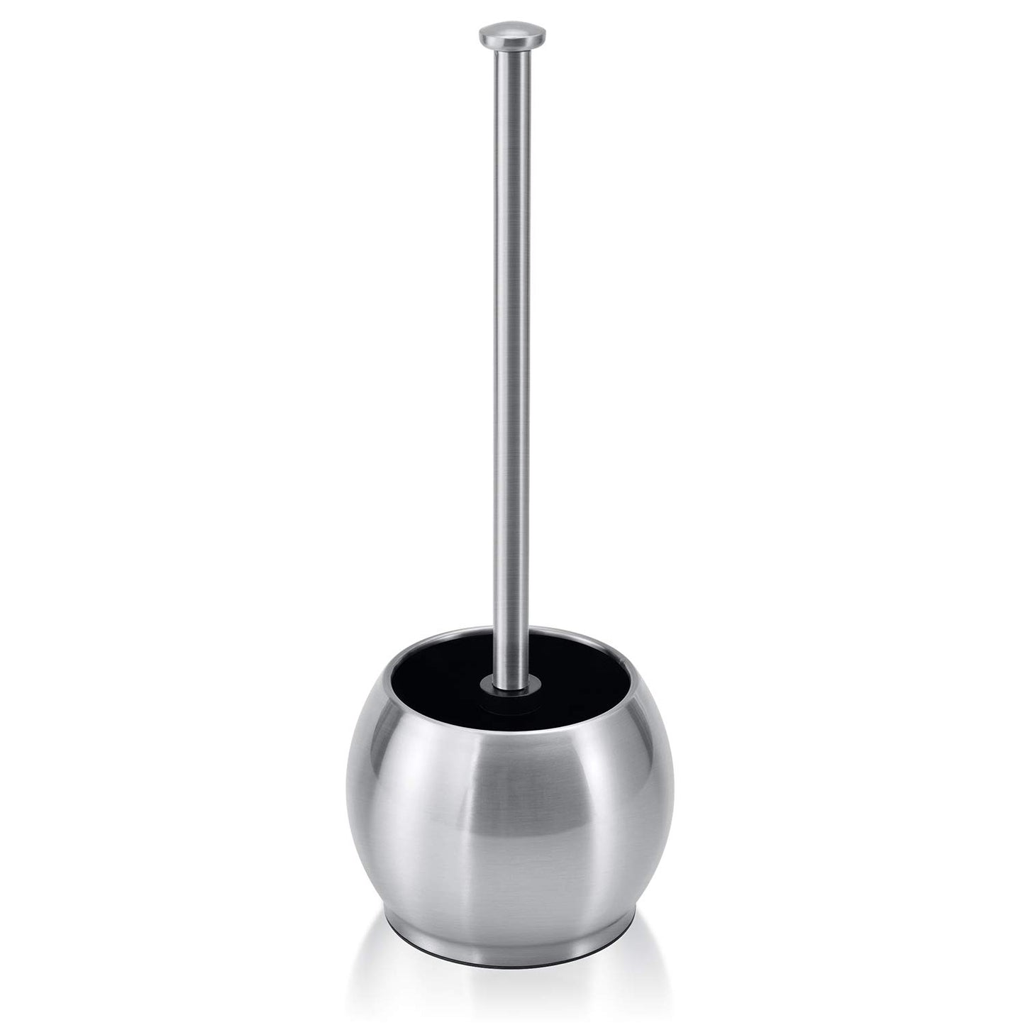 ToiletTree Products Stainless Steel Plunger - Heavy Duty Toilet Bowl Plunger with Holder for Bathroom Essentials and House Cleaning Tools - Stainless