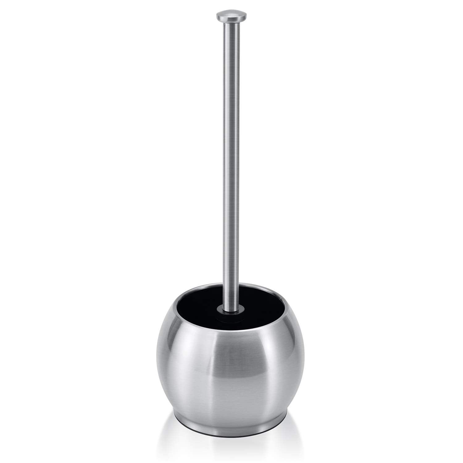 ToiletTree Products Stainless Steel Plunger - Heavy Duty Toilet Bowl Plunger with Holder for Bathroom Essentials and House Cleaning Tools - Stainless