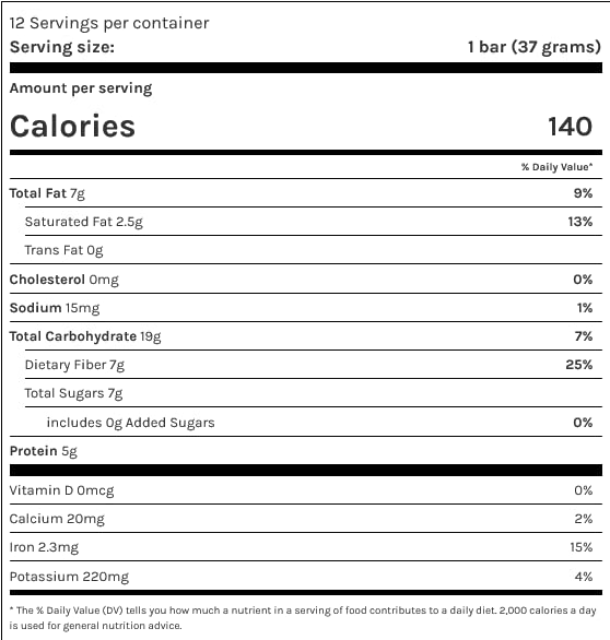 Dr. Fuhrman G-BOMBS Nutrition Bar, Nuts for Chocolate, Plant Based Protein, Organic Fruits, Vegetables, Nuts and Seeds - No Added Sugar, Sweetened