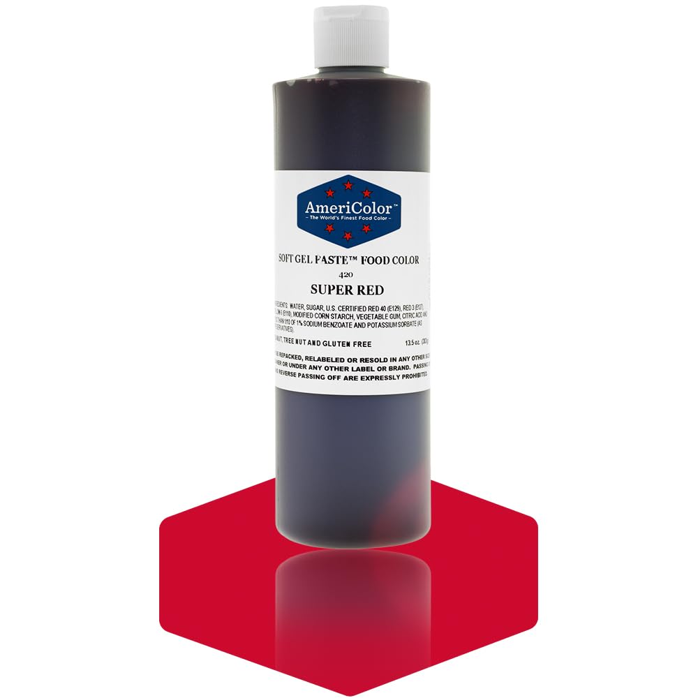 AmeriColor Food Color Super Red 13.5 Oz