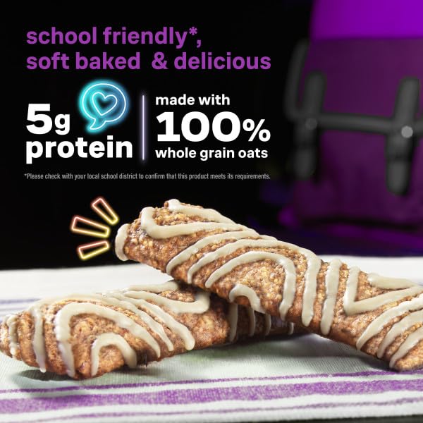 KIND Kids Granola Bars, Vanilla Swirl, Gluten Free, Low Sodium, Peanut and Tree Nut Free Snacks, 5g Protein, 5 Count