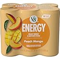 V8 Energy Peach Mango Energy Drink, 8 fl oz Can (6 Pack)