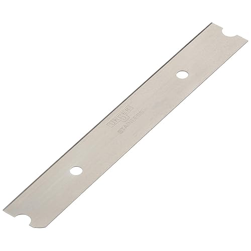 UNGER 4" Stainless Steel Replacement Blades, 10 Blades/Pack
