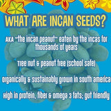 Brass Roots Organic Incan Protein Seeds - Salted - 10 oz, High Protein, School Safe, Nut Free, High Omega 3, Supports Gut Health, Good Source