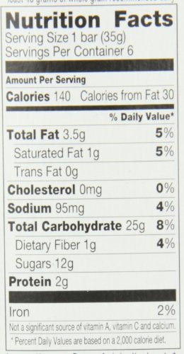 Cascadian Farm Organic Granola Bars, Chocolate Chip Chewy Granola Bars, 6 Bars (Pack of 6)