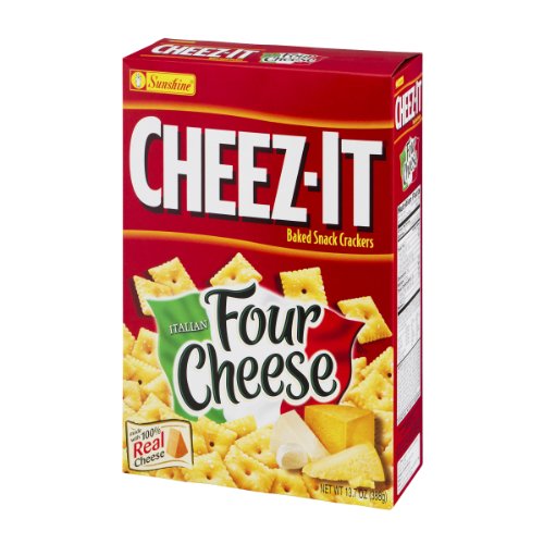 Cheez-It Four Cheese Italian Baked Snack Crackers