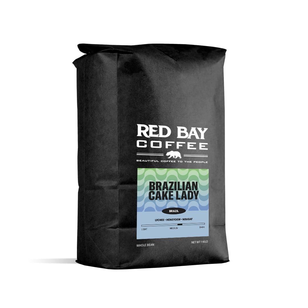 Red Bay Coffee Whole Beans,1KG,Brazilian Cake Lady