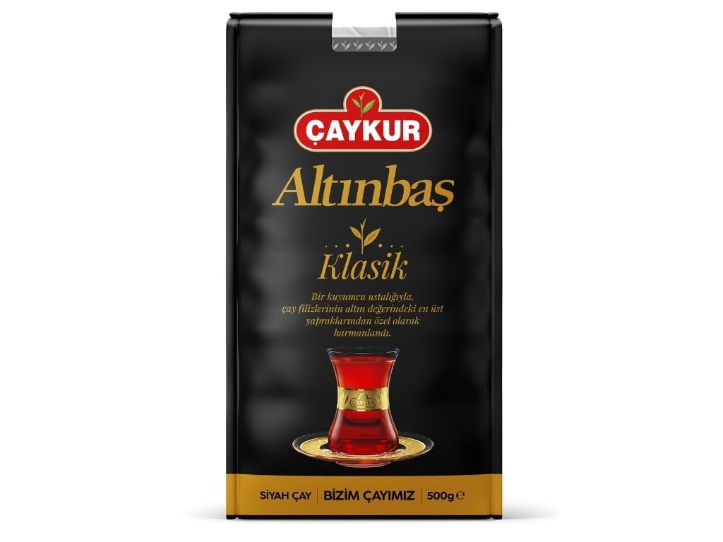 ÇAYKUR Alt?nba? Golden Tips, Premium Gourmet Black Tea, Loose Leaf, Strong Tea Buds, Rich Aroma 500g / 17.6 Oz
