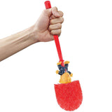 Fairly Odd Novelties Donald Trump Toilet Bowl Brush Make Toilets Clean Again Holder - Perfect Elephant Novelty Gag Political Gift, Red