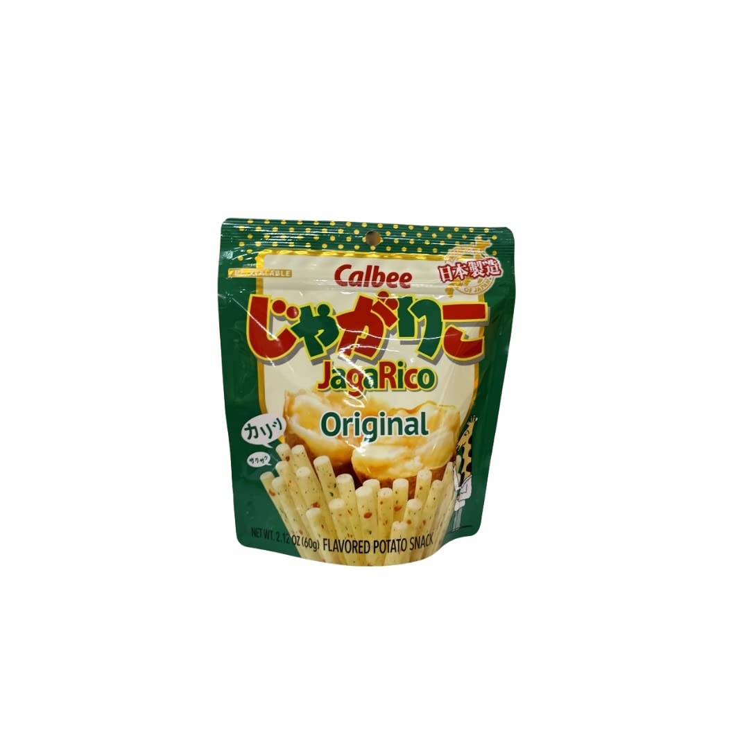Calbee Jagarico Original (2.12oz). Crunchy original potato snack sticks from Japan. (TCS-15 L-4) - Pack of 1