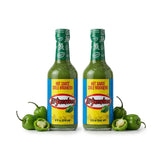 El Yucateco Green Habanero Hot Sauce, Authentic Mexican Chile Habanero Sauce, 8 fl oz (240 ml), Gluten Free (Pack of 2)