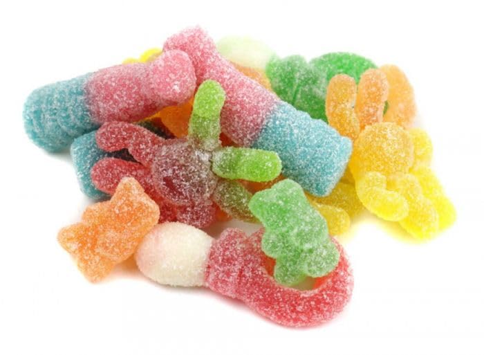ASSORTIT Premium Unwrapped Fun Sour Gummy Mix Candy Bulk Variety Pack 4.4 Lbs - Assorted Bulk Candies Tropical Fruit Gummies, Perfect For Parties