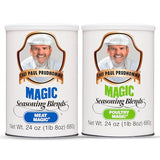 Chef Paul Magic Seasonings Blends Meat and Poultry, Variety Pack of 1 (24 oz Canisters each) - Bold All-Purpose Blend for Steak, Chicken, BBQ & More