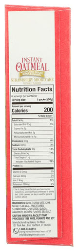 BAKERY ON MAIN Strawberry Shortcake Flavour Instant Hot Cereal, 300 GR