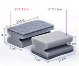 Multifunction Scrub Sponge Protects Nails and Fingers - Sponges for Cleaning Remove Tough Stains, Grease, Residue (Gray 13 * 7 * 4.3cm 3 pcs)