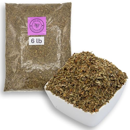 6 lbs Basil Bulk - Dried Basil Bulk, Albahaca Spices Seasoning for Cooking - Despensa Colombiana 96.00 oz - Dried Albahaca Herb ideal for cooking