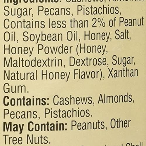 Savanna Orchards Gourmet Honey Roasted Nut Mix - Cashews, Almonds, Pecans and Pistachios (30 oz)