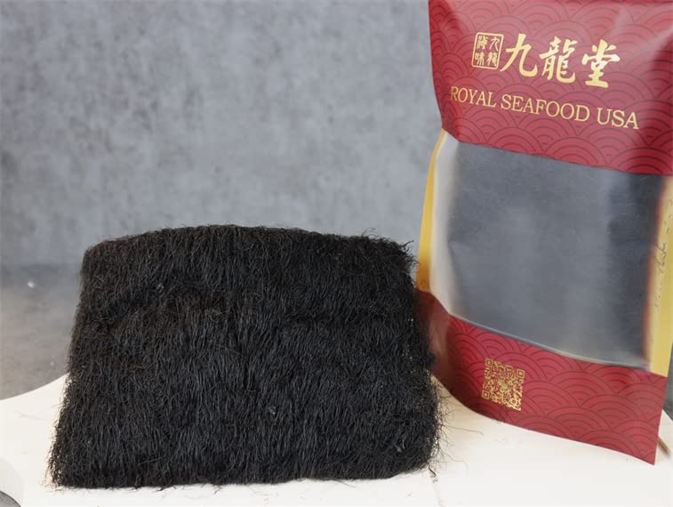 Royal Seafood USA Dried Black Sea Moss Black Seaweed Fat Choy 1oz,??? ???? 28g ???? ????