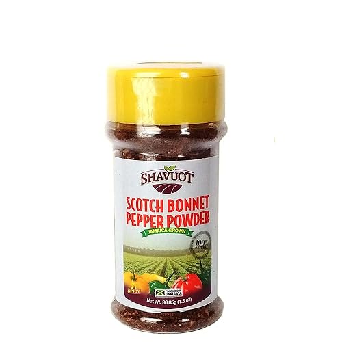 Shavuot Jamaican Scotch Bonnet Pepper Powder 1.3oz (Pack of 1)
