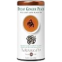 The Republic of Tea Decaf Ginger Peach Black Full-Leaf Loose Tea 3.5 Ounce Tin | Steeps 50 Cups