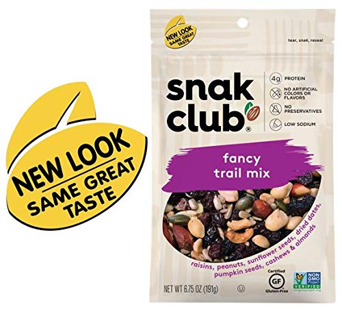 Snak Club Fancy Trail Mix Resealable 6.75 ounce Bag