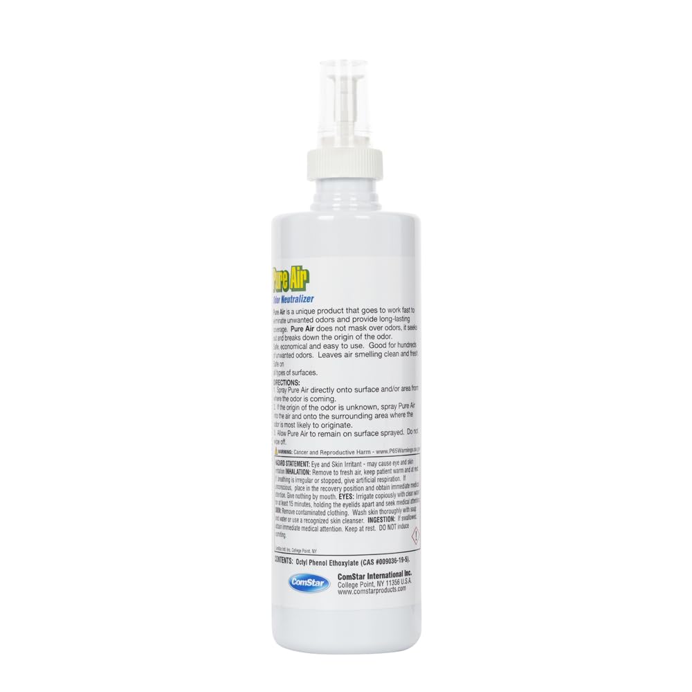 ComStar Pure Air, 16 Ounces, Pure Air-Scented Spray, Works Fast to Eliminate Unwanted Odors, Great for Commercial, Industrial, Residential, Healthcare