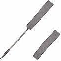 Retractable Gap Dust Cleaner, Under Refrigerator/Sofa Cleaning Tool, Microfiber Gap Duster with Extendable Pole 32-100 Inches, Suitable for Underneath