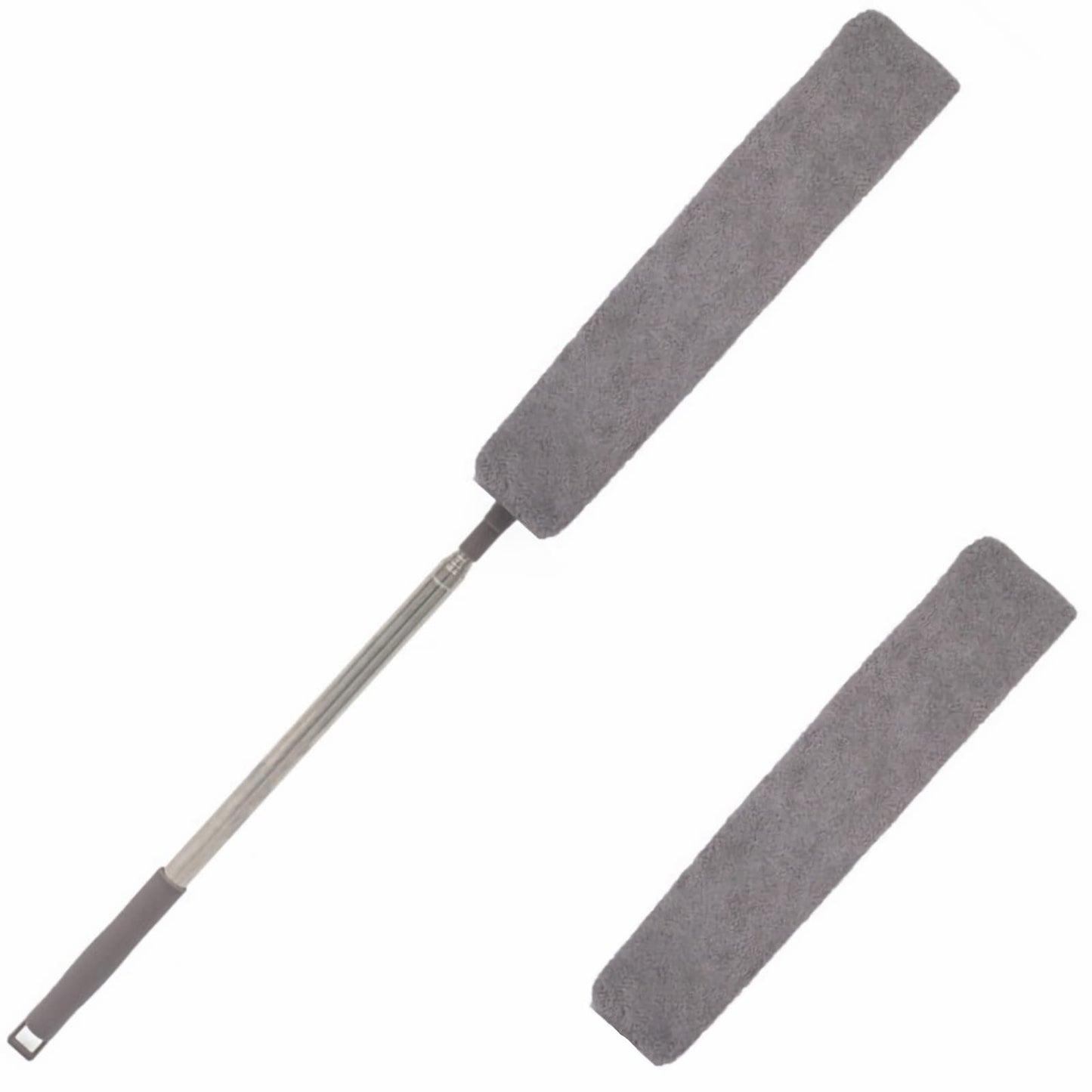 Retractable Gap Dust Cleaner, Under Refrigerator/Sofa Cleaning Tool, Microfiber Gap Duster with Extendable Pole 32-100 Inches, Suitable for Underneath