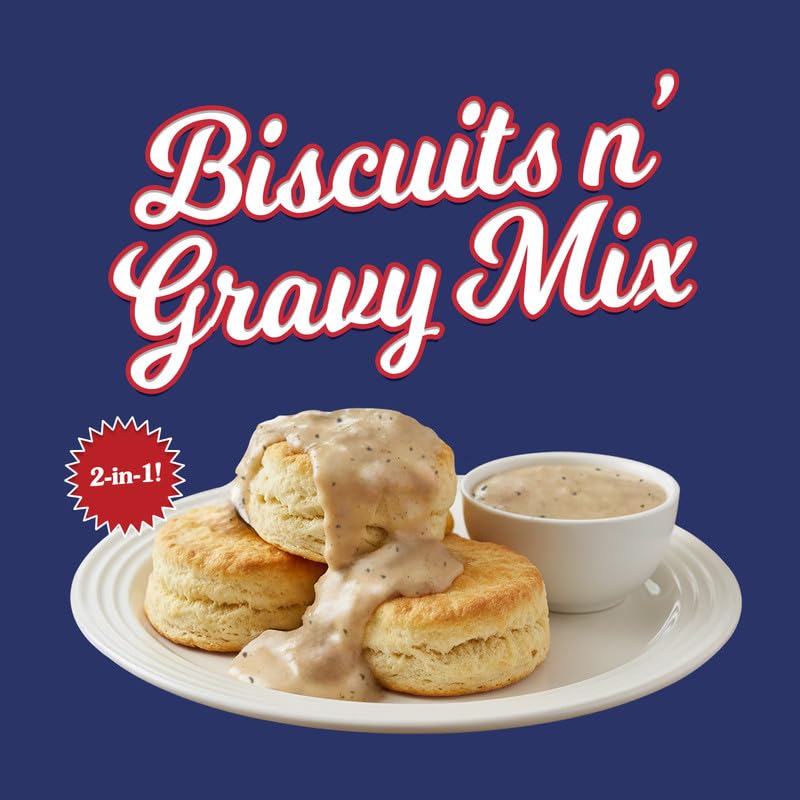 Starvin' Arvin's Biscuits N' Gravy Mix, 13.75 oz