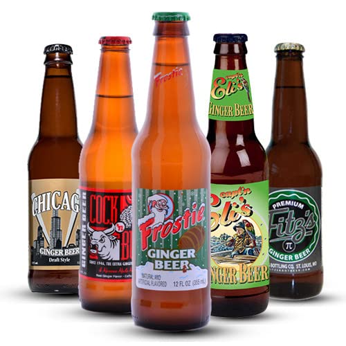 Ultimate Ginger Beer Sampler - Premium Root Beer Variety Mix Case - Gourmet Sodas from All Around the Country - 12oz (24-Pack)