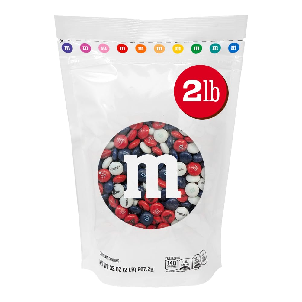 M&M'S NFL Houston Texans Milk Chocolate, 2 lb Bulk Bag
